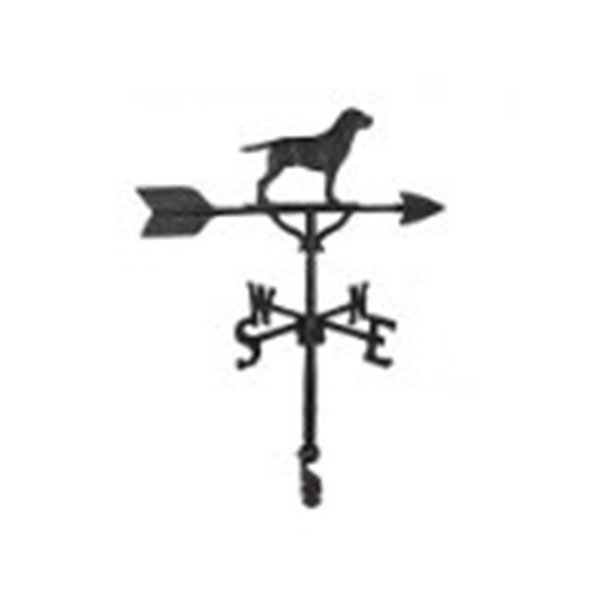 Gardengear 200 Series 32 In Black Lab Weathervane GA742310